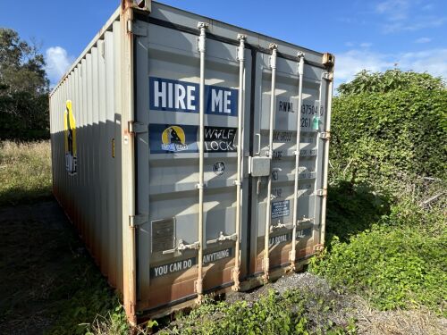 20ft General Purpose Wolf Lock Container - Brisbane RWWL8375040