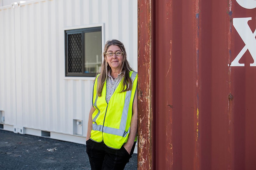 Bethlehem House CEO Stephanie Kirkman Meikle says the gap between average household income and rental affordability has been widening in Tasmania. Photo: Alastair Bett