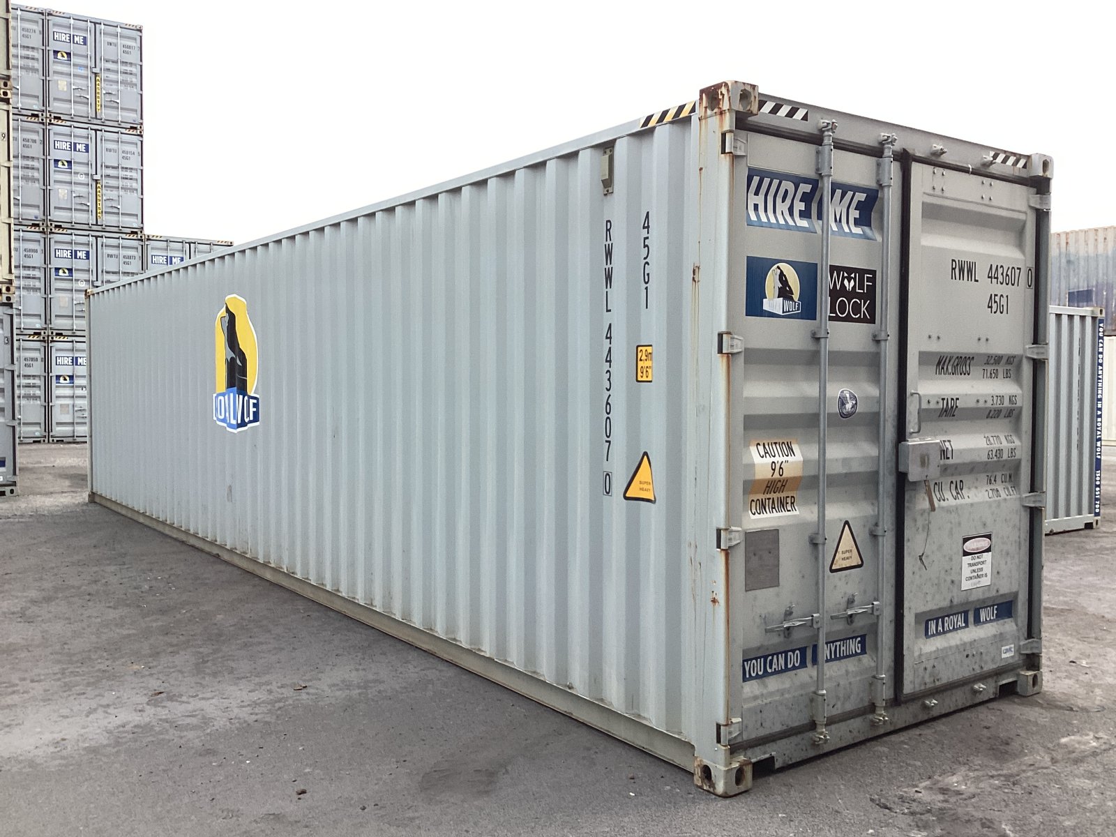 40Ft High Cube Wolf Lock Container - Sydney Rwwl4436070 | Royal Wolf ...