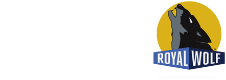 United Rentals and Royal Wolf logos