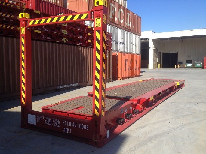  40ft Flat Rack Shipping Container supplier